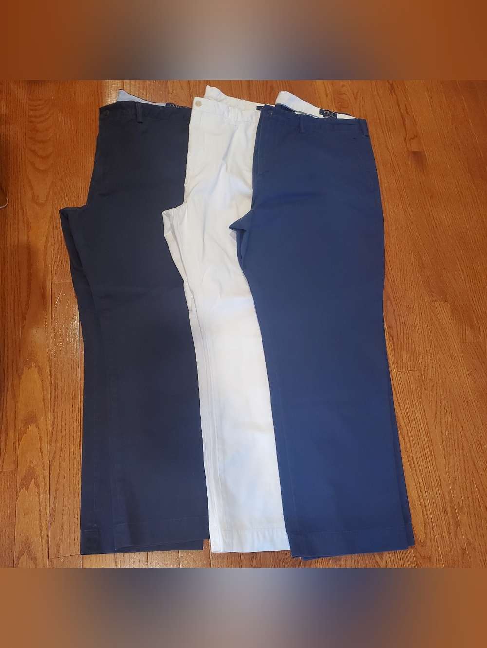 Polo Ralph Lauren Classic Cotton Twill Pants Set Of 3  Men's Size 42/30